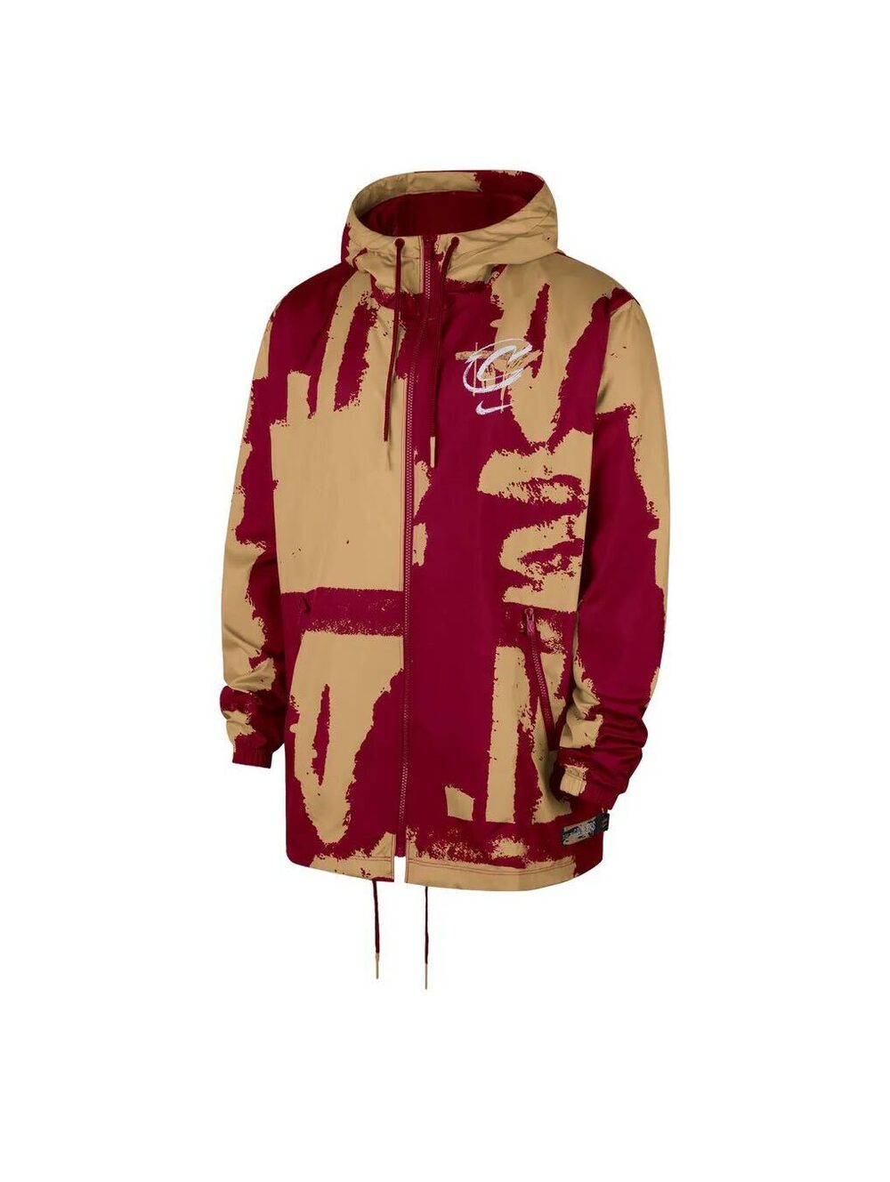 NWT New Men's Cleveland Cavaliers Nike Wine/Gold Courtside Club Premium Jacket
